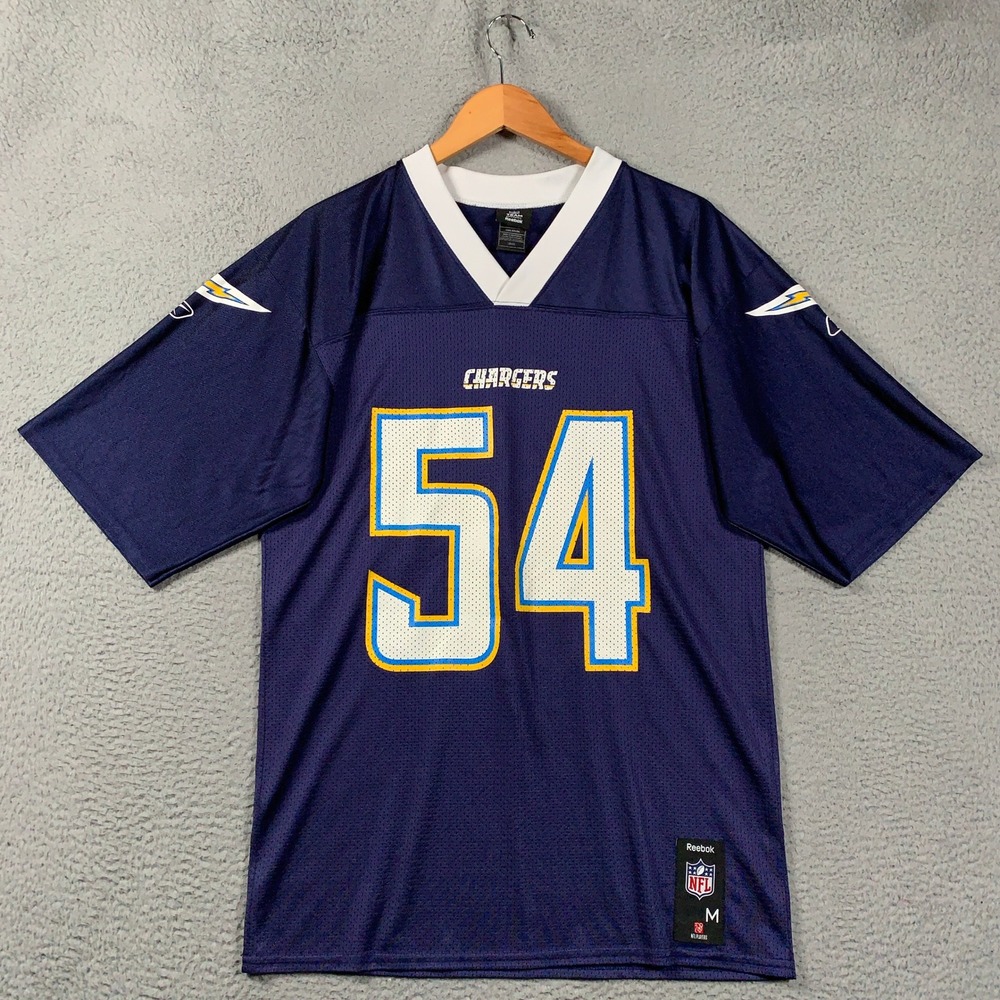 Reebok San Diego Chargers Stephen Cooper Jersey Men's Medium M Navy Football NFL